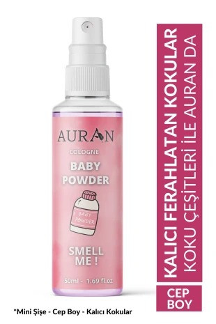 AURAN Bebek Pudrası 80 Derece Kolonya 50 ML