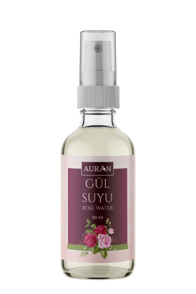 AURAN Gül Suyu Cam Şişe Mini 50 ML