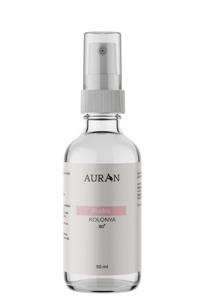 AURAN Pudra Cam Şişe 80 Derece Kolonya 50 ML