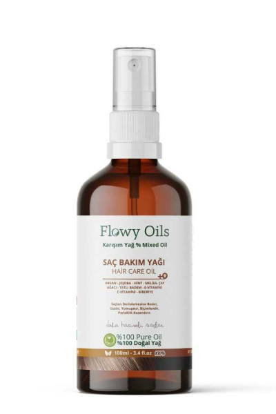 FLOWY OILS Saç Bakım Yağı +9 Yağ Içeren Sprey 100 ml